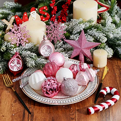 103-Pack Assorted Christmas Ball Ornaments