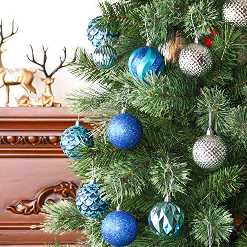 31pcs 2.75in & 1.97in Shatterproof Balls for Christmas Decoration