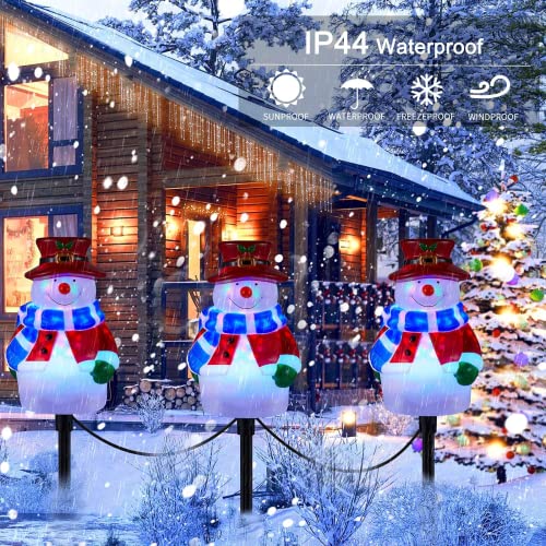 3 in 1 LED Christmas Pathway Lights Decoration