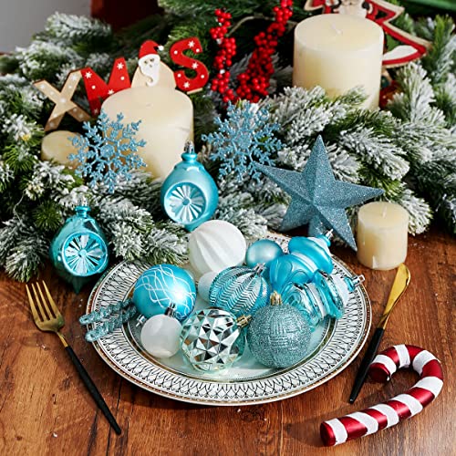 103-Pack Assorted Christmas Ball Ornaments
