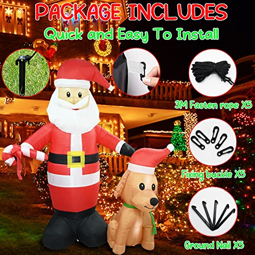 Halloween Inflatables Grim Reaper, Spooky Ghost with Sounder Outdoor Decorations, Double-Sided Design