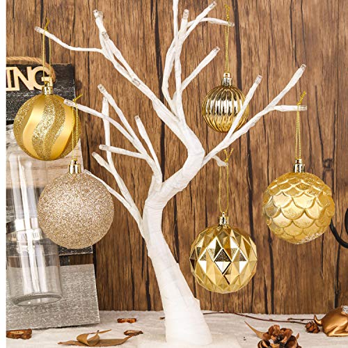 31pcs 2.75in & 1.97in Shatterproof Balls for Christmas Decoration