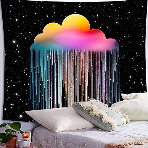 Clouds Rainbow Tapestry for Wall Decor