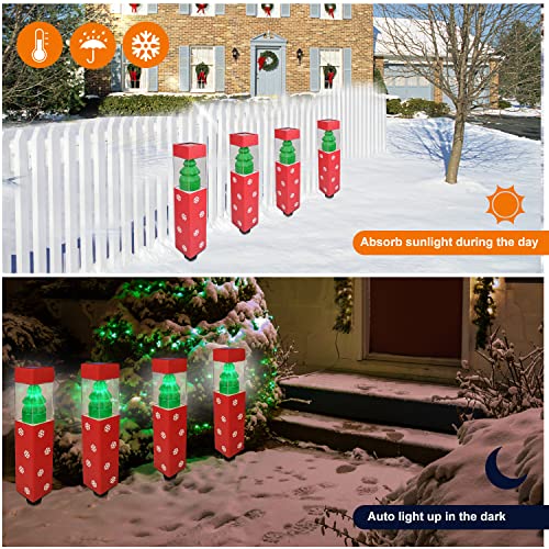 4 pack Christmas Pathway Lights Decoration