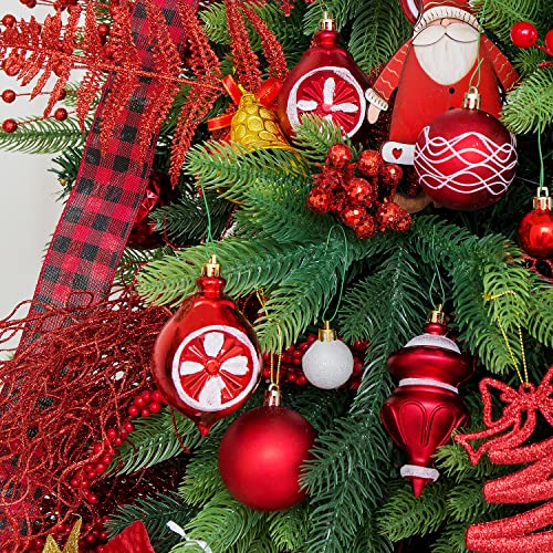 103-Pack Assorted Christmas Ball Ornaments