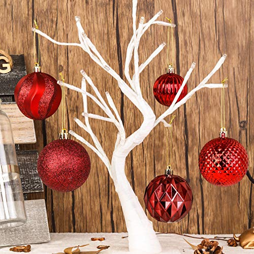 31pcs 2.75in & 1.97in Shatterproof Balls for Christmas Decoration