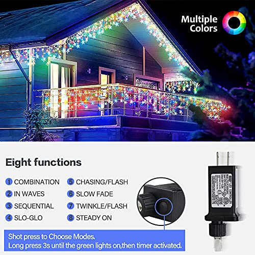 400 LED 33FT Christmas Lights Outdoor Decoration