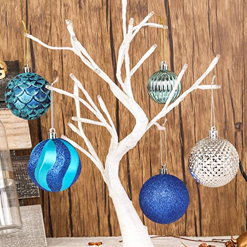 31pcs 2.75in & 1.97in Shatterproof Balls for Christmas Decoration