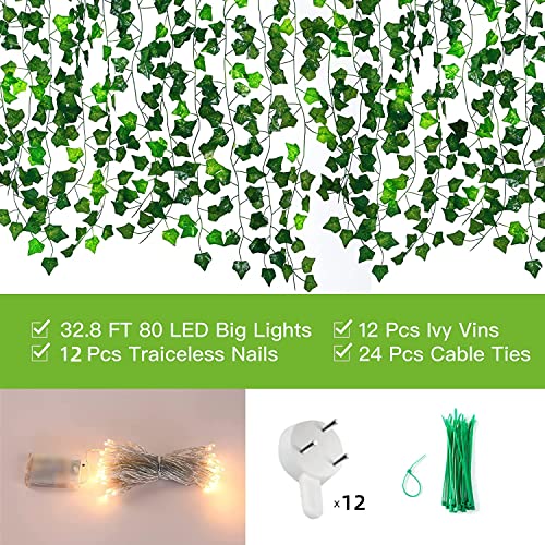 all Leaf Garland Artificial Maple Leaves Garland Silk Autumn Hanging Vines Red Ivy Garland for Thanksgiving Home