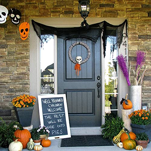 Halloween Creepy Cloth, Spooky Giant Party Supplies Decorations Outdoor Yard Home Wall