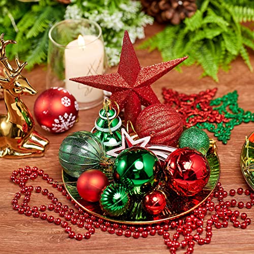 103-Pack Assorted Christmas Ball Ornaments