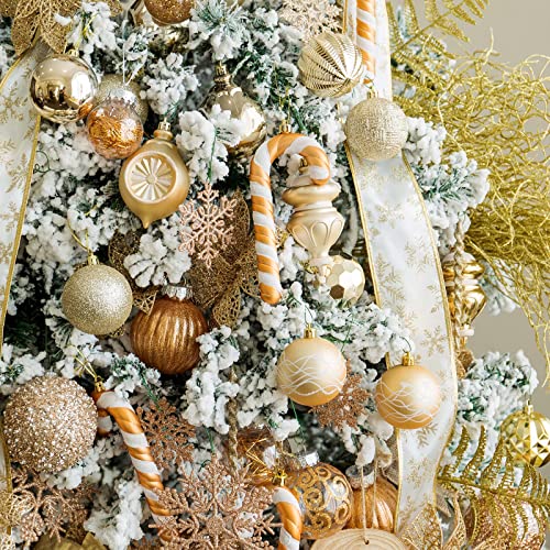 103-Pack Assorted Christmas Ball Ornaments