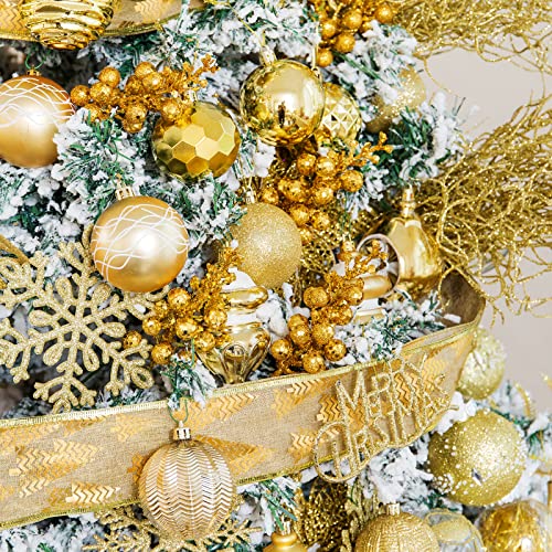 103-Pack Assorted Christmas Ball Ornaments
