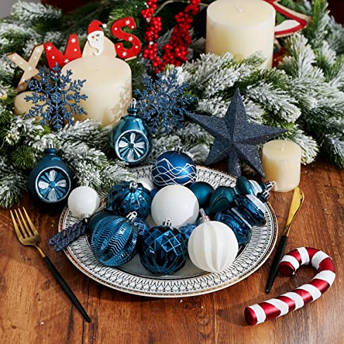 103-Pack Assorted Christmas Ball Ornaments