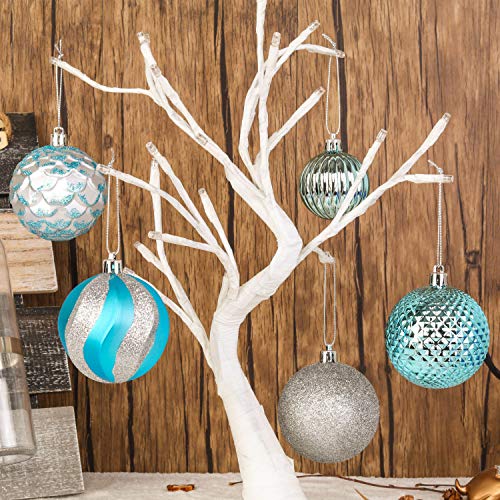31pcs 2.75in & 1.97in Shatterproof Balls for Christmas Decoration