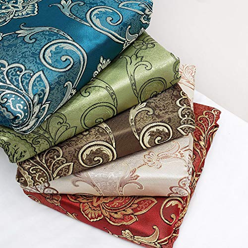 Simple Classic Window Curtain Panel Drape w/ Attached Wave Valance 2pcs Set 54x84"