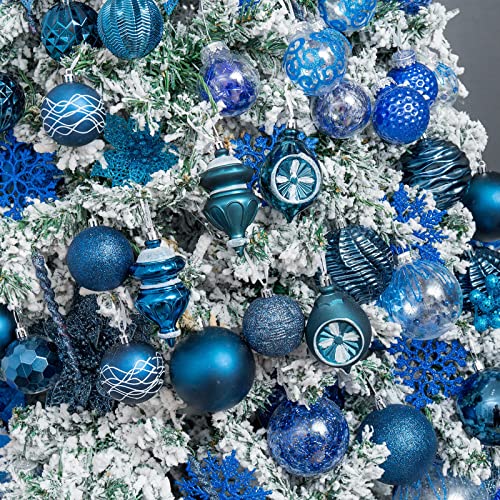 103-Pack Assorted Christmas Ball Ornaments