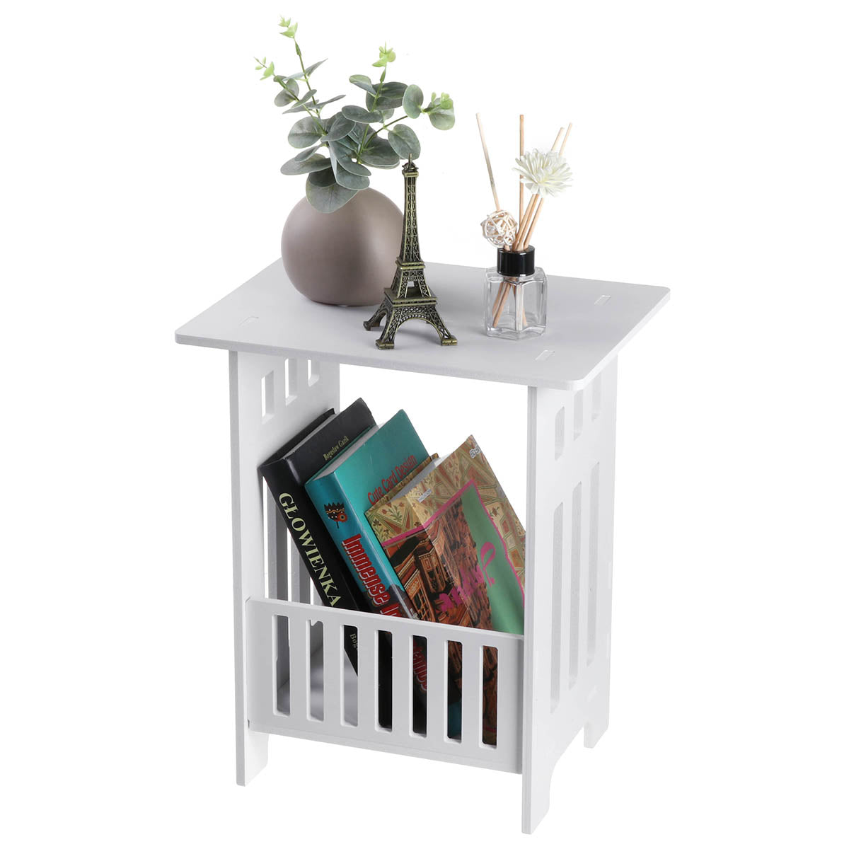 White Modern Nightstand