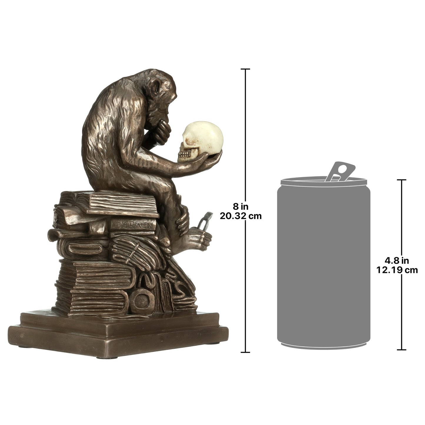 Darwin's Ape Sculpture for Home Decoration