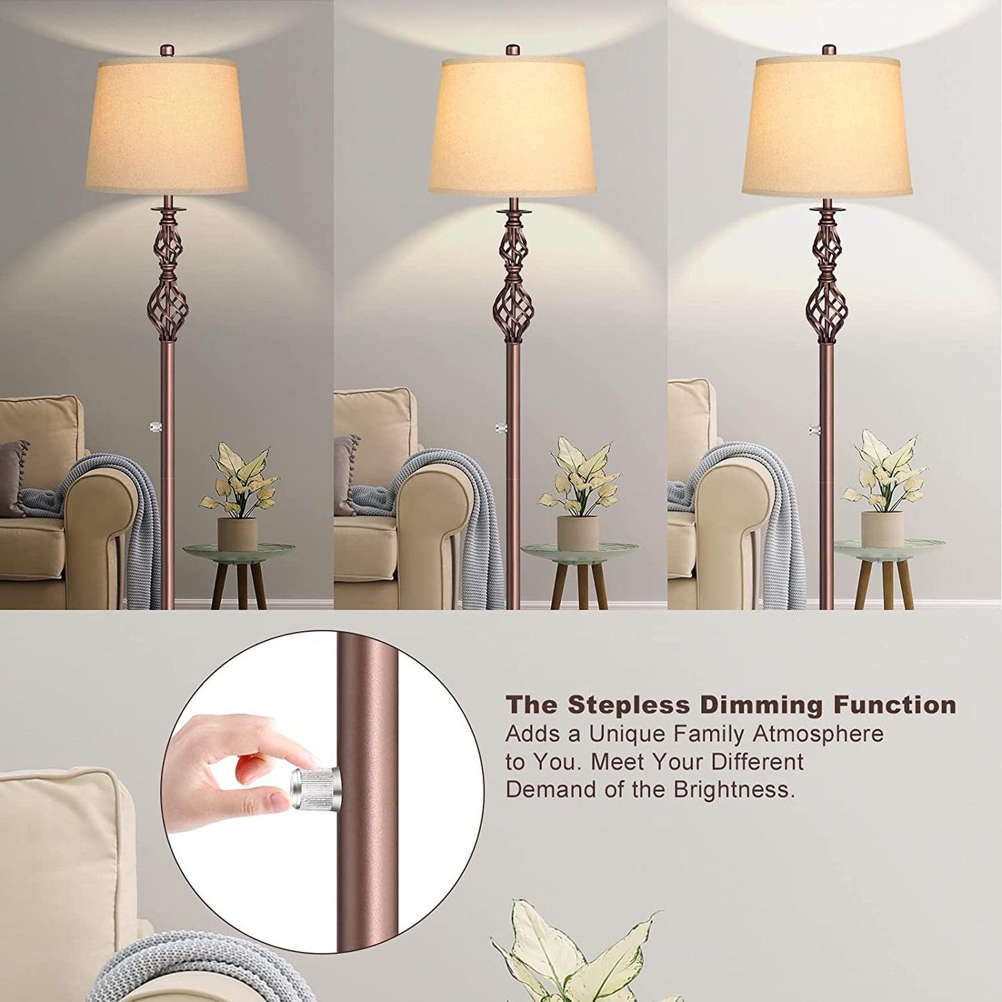 Vintage Modern Floor Lamp for Living Room