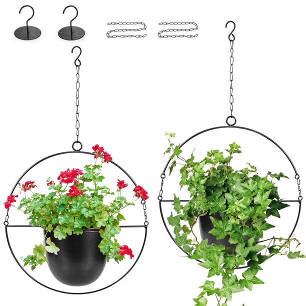 modern hanging plant pots Metal Plant Wall Hanger & Ceiling Hanging Planters, Modern Planter, Mi – DANNY'S HOME GOODS