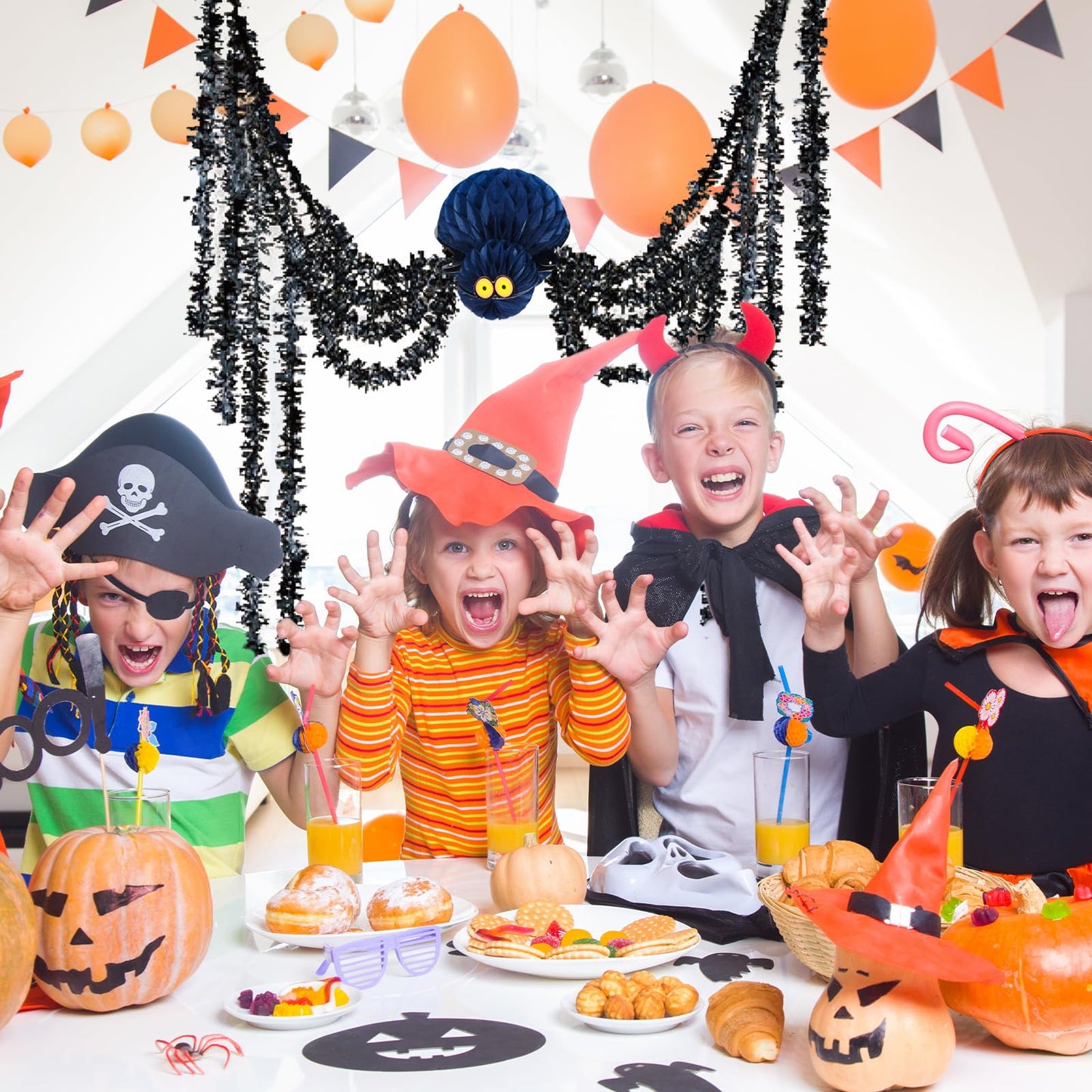 Hanging Spider,Pendant Ornaments, Perfect for Party Decoration, Haunted House,