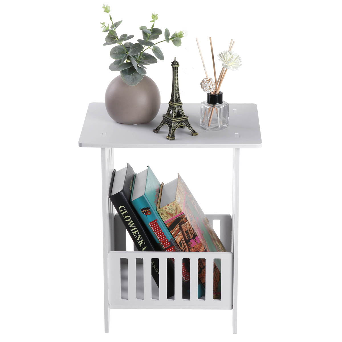 White Modern Nightstand