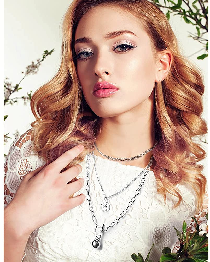6 PCs Chain Necklace for Women
