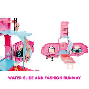 LOL Surprise Omg Glamper With 55+ Surprises Fully-Furnished With Light up Pool, Great Gift for Kids Ages 4 5 6+