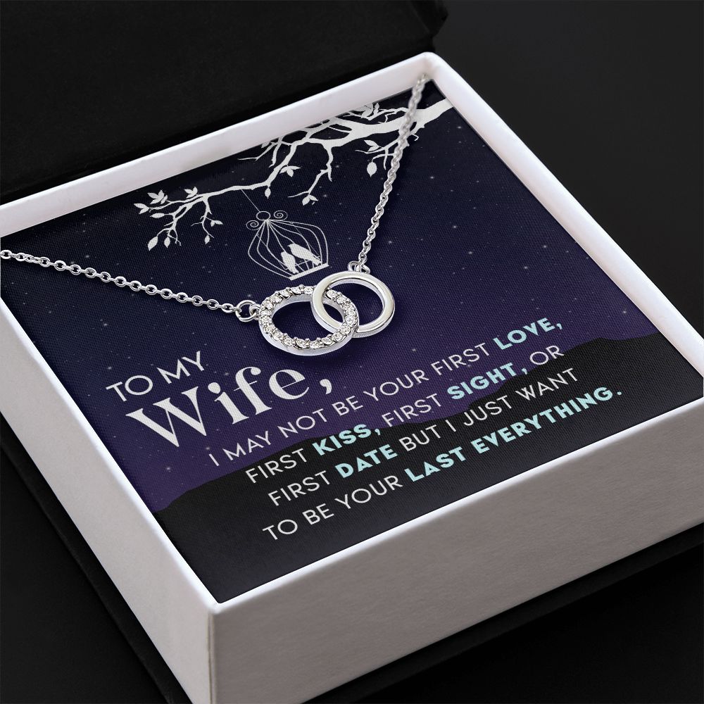 To My Wife The Perfect Pair Necklace, Perfect for Valentines Day