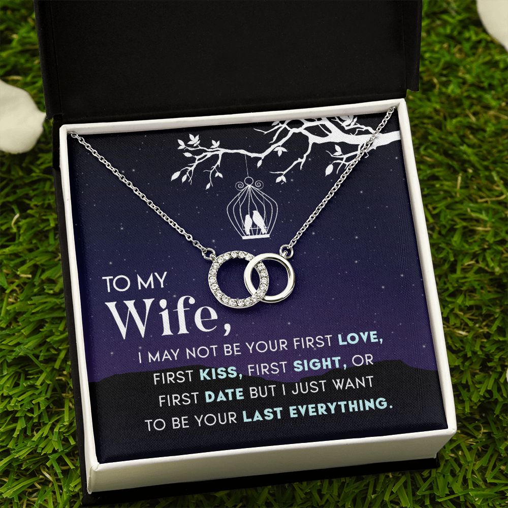 To My Wife The Perfect Pair Necklace, Perfect for Valentines Day