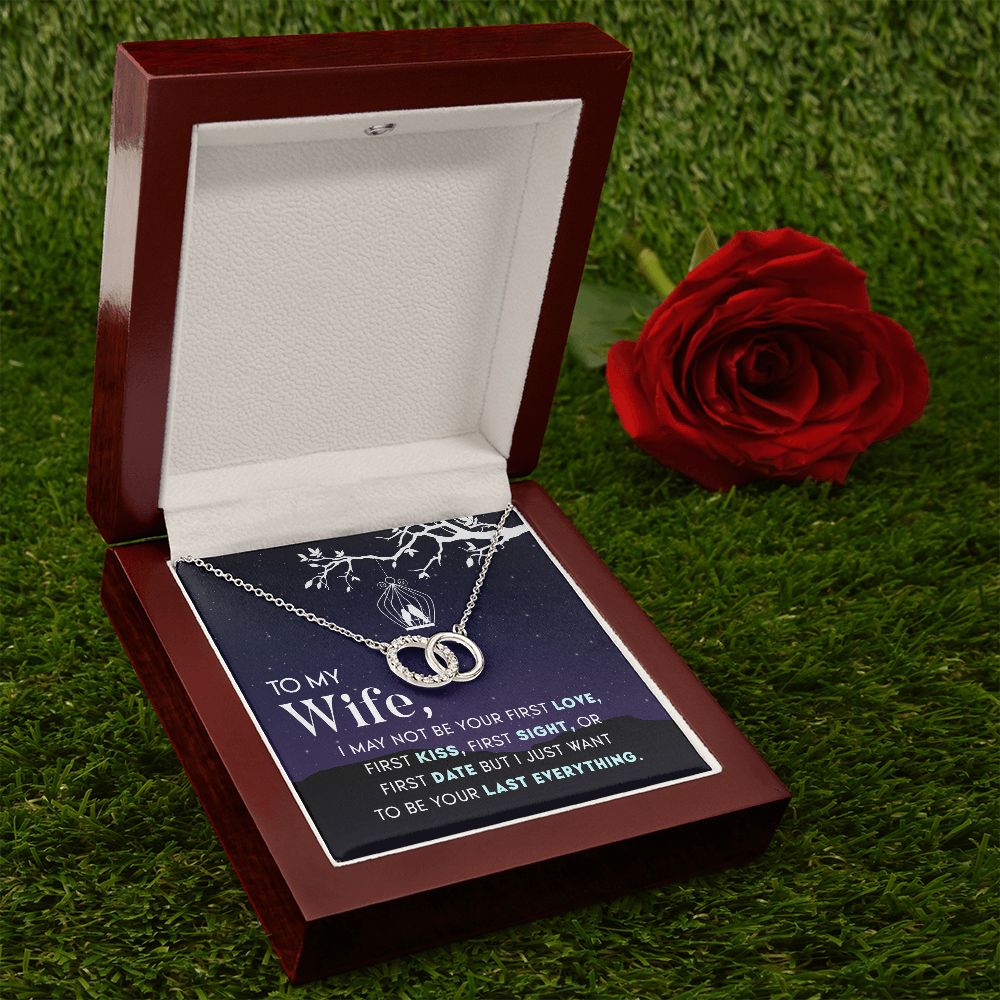 To My Wife The Perfect Pair Necklace, Perfect for Valentines Day