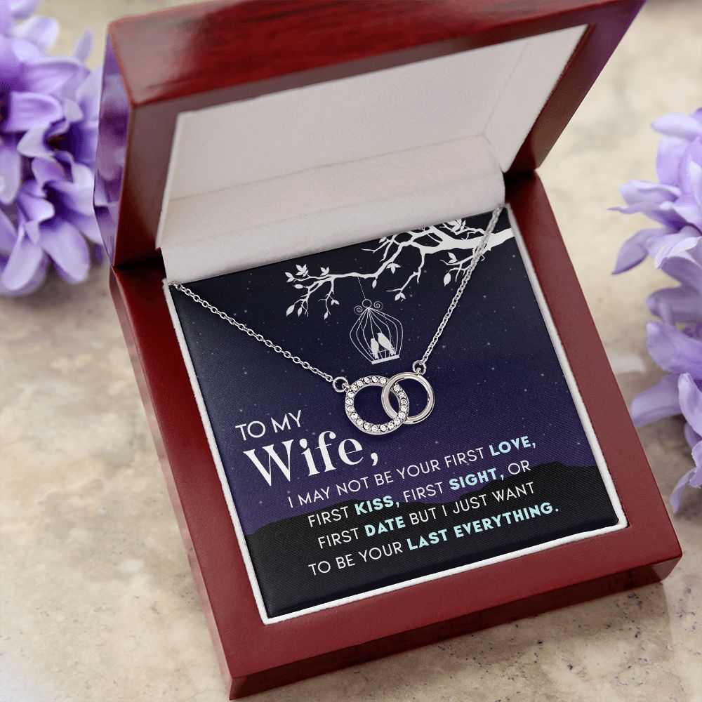 To My Wife The Perfect Pair Necklace, Perfect for Valentines Day