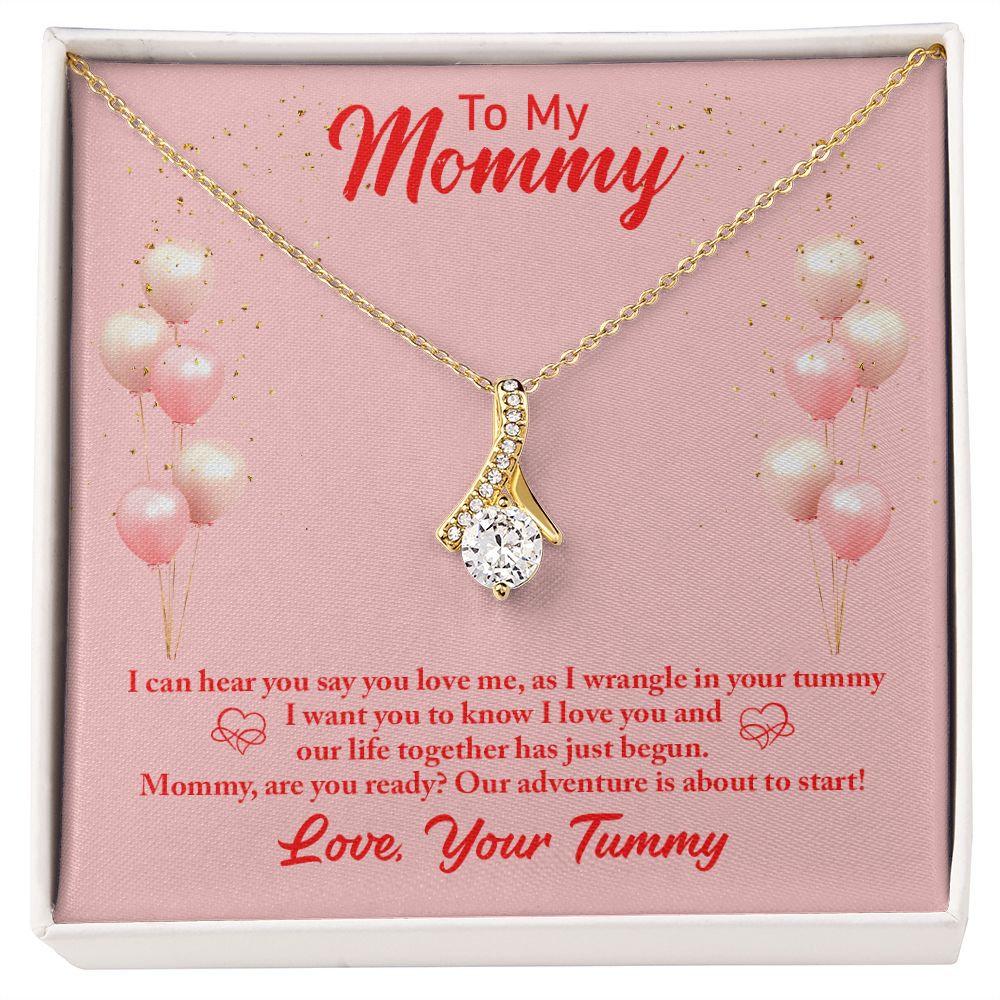 To my mommy-I can hear you Alluring Beauty Necklace