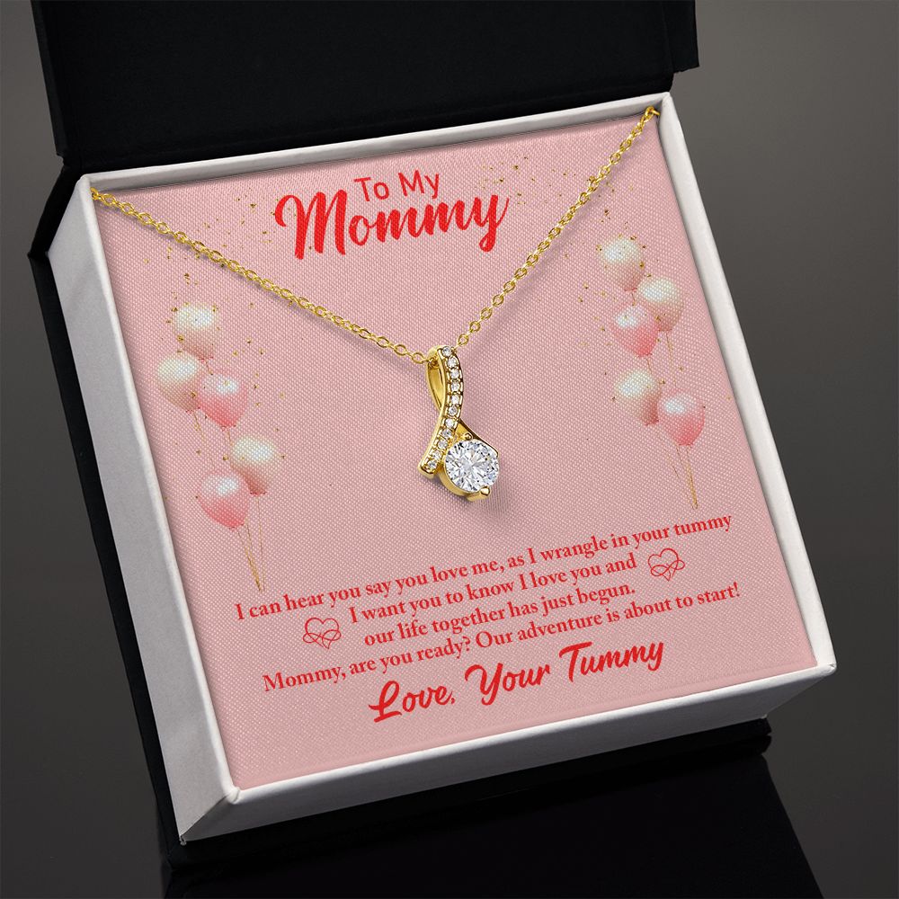 To my mommy-I can hear you Alluring Beauty Necklace