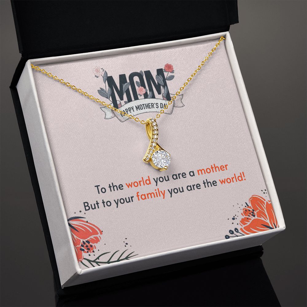 to the world you are a mother Alluring Beauty Necklace