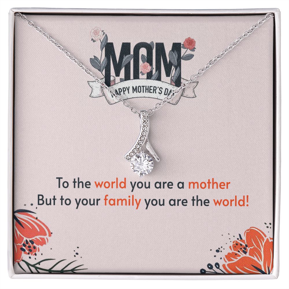 to the world you are a mother Alluring Beauty Necklace