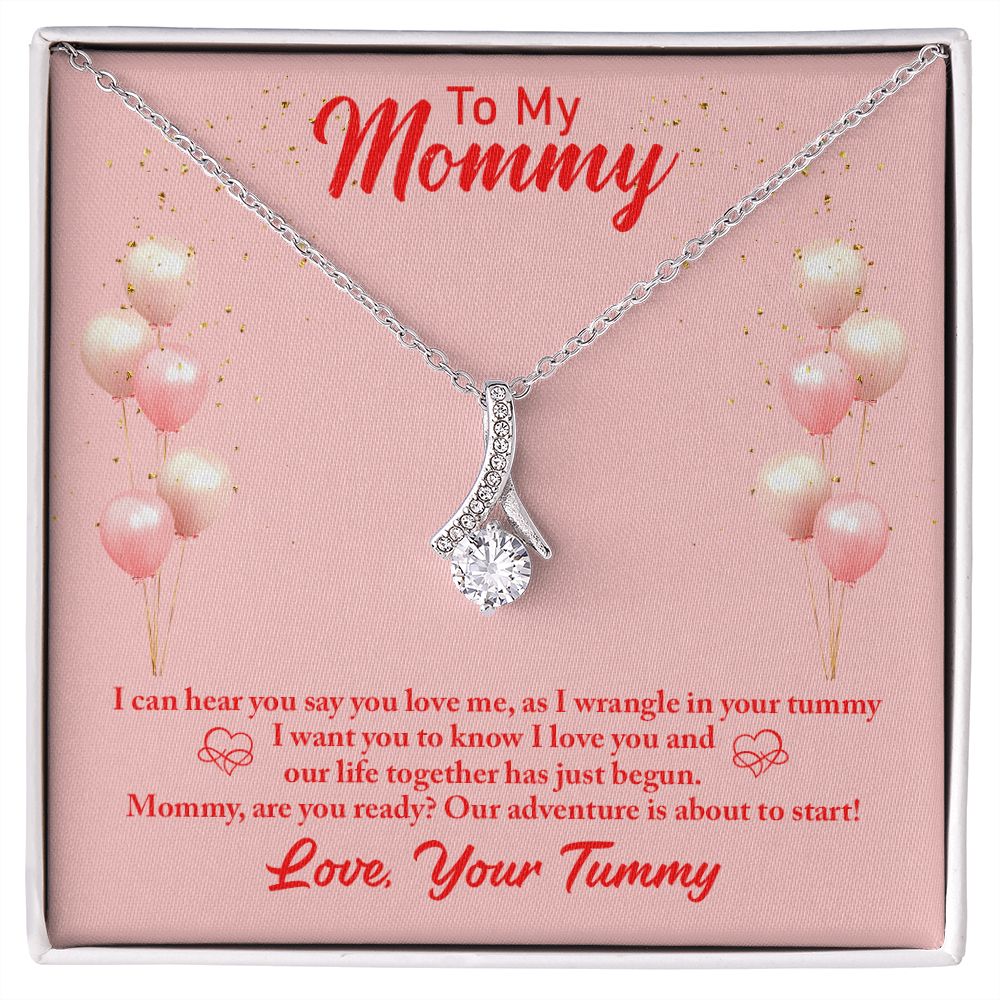 To my mommy-I can hear you Alluring Beauty Necklace