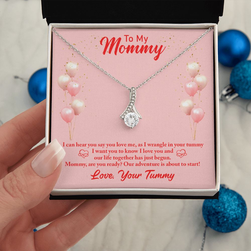 To my mommy-I can hear you Alluring Beauty Necklace