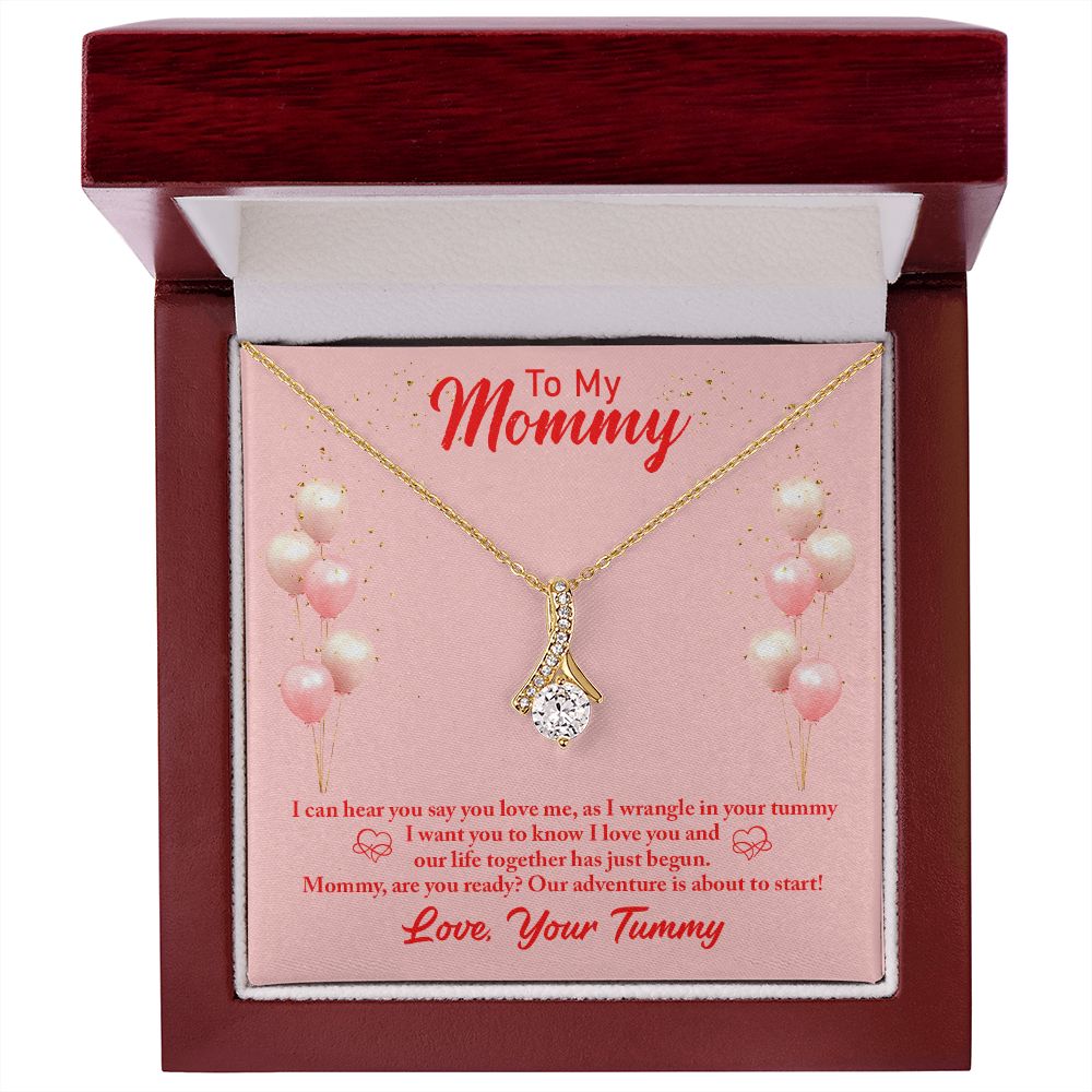 To my mommy-I can hear you Alluring Beauty Necklace