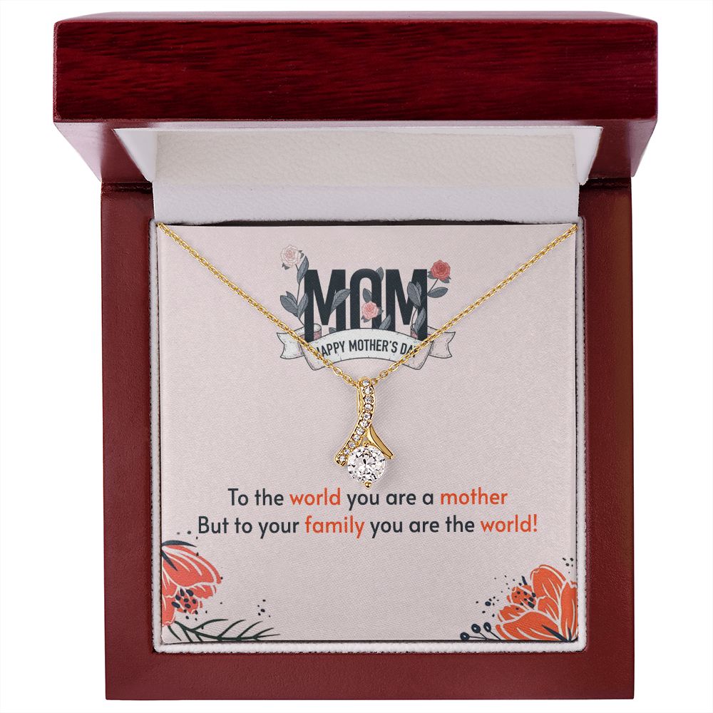 to the world you are a mother Alluring Beauty Necklace