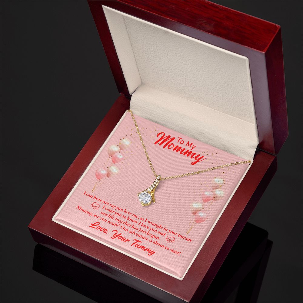 To my mommy-I can hear you Alluring Beauty Necklace