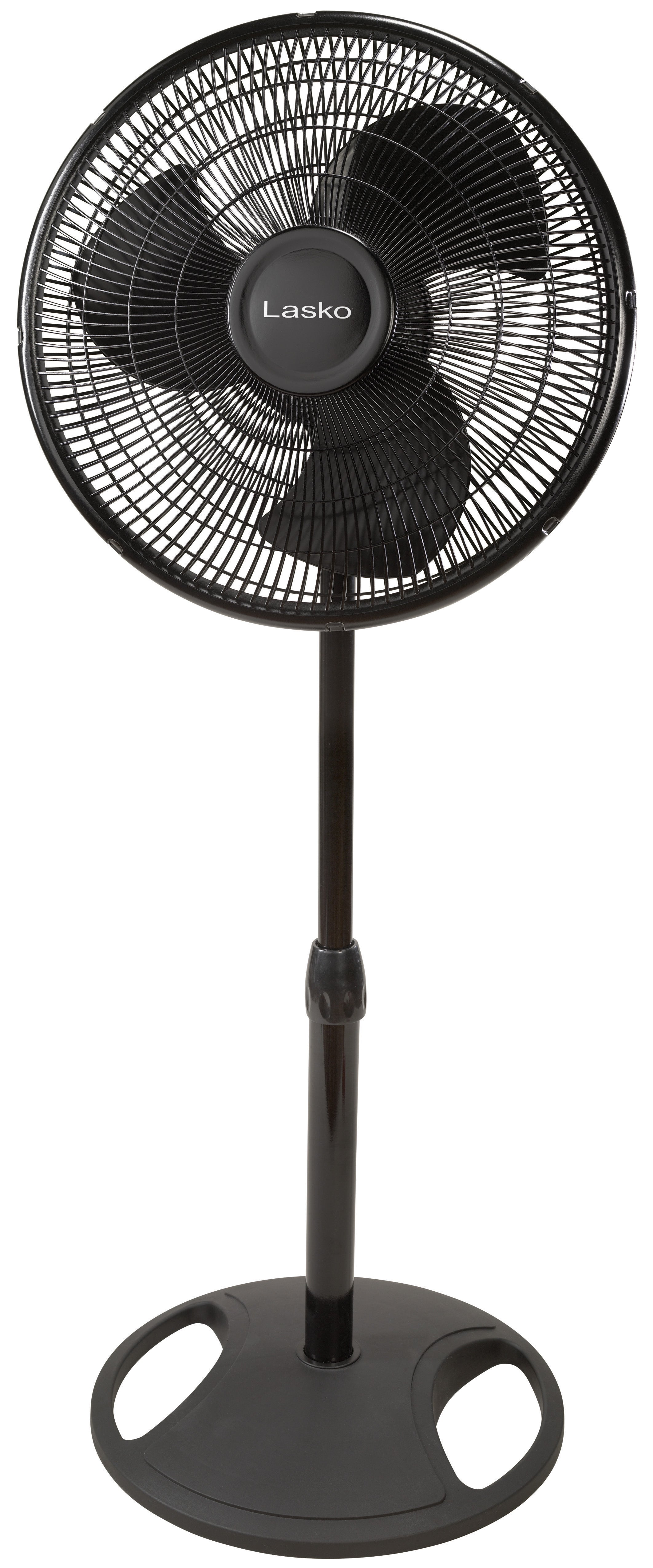thumbnail image 2 of 16 Inch 3-Speed Oscillating Pedestal Fan – Adjustable Height, Black (S16500) 2 of 2