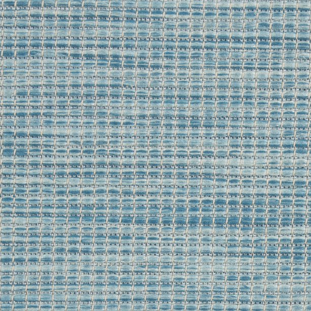 Indoor/Outdoor Modern Solid Aqua 3' x 5' Area Rug