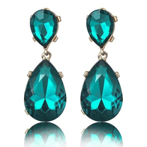 Water Crystal Drop Earrings Vintage Wedding Jewelry For Women Fashion