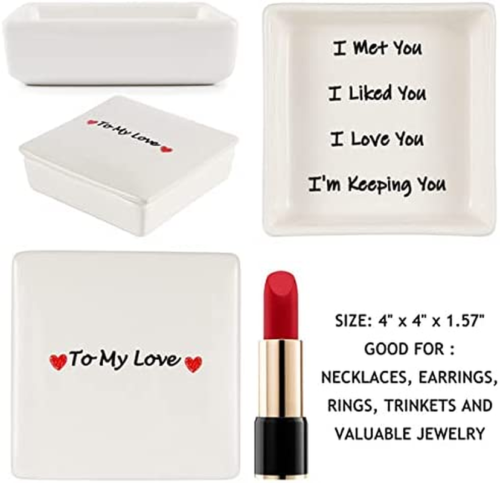 Valentine's Day Gift for Her - Girlfriend Gifts Wife Gifts, I Love You Necklace