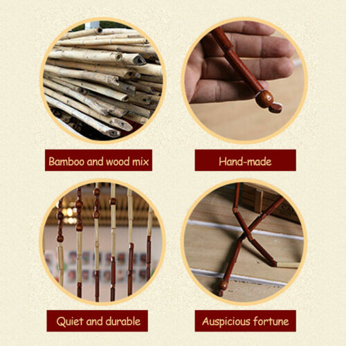 Bamboo Wood Bead Curtain Blind Fly Screen