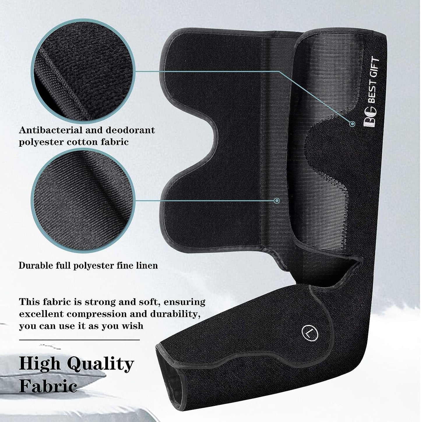 Foot and Leg Massager with Heat, Best Gifts for Mom, Dad, Women, Men and Elder, Foot and Leg Air Compression Massager for Muscle Fatigue