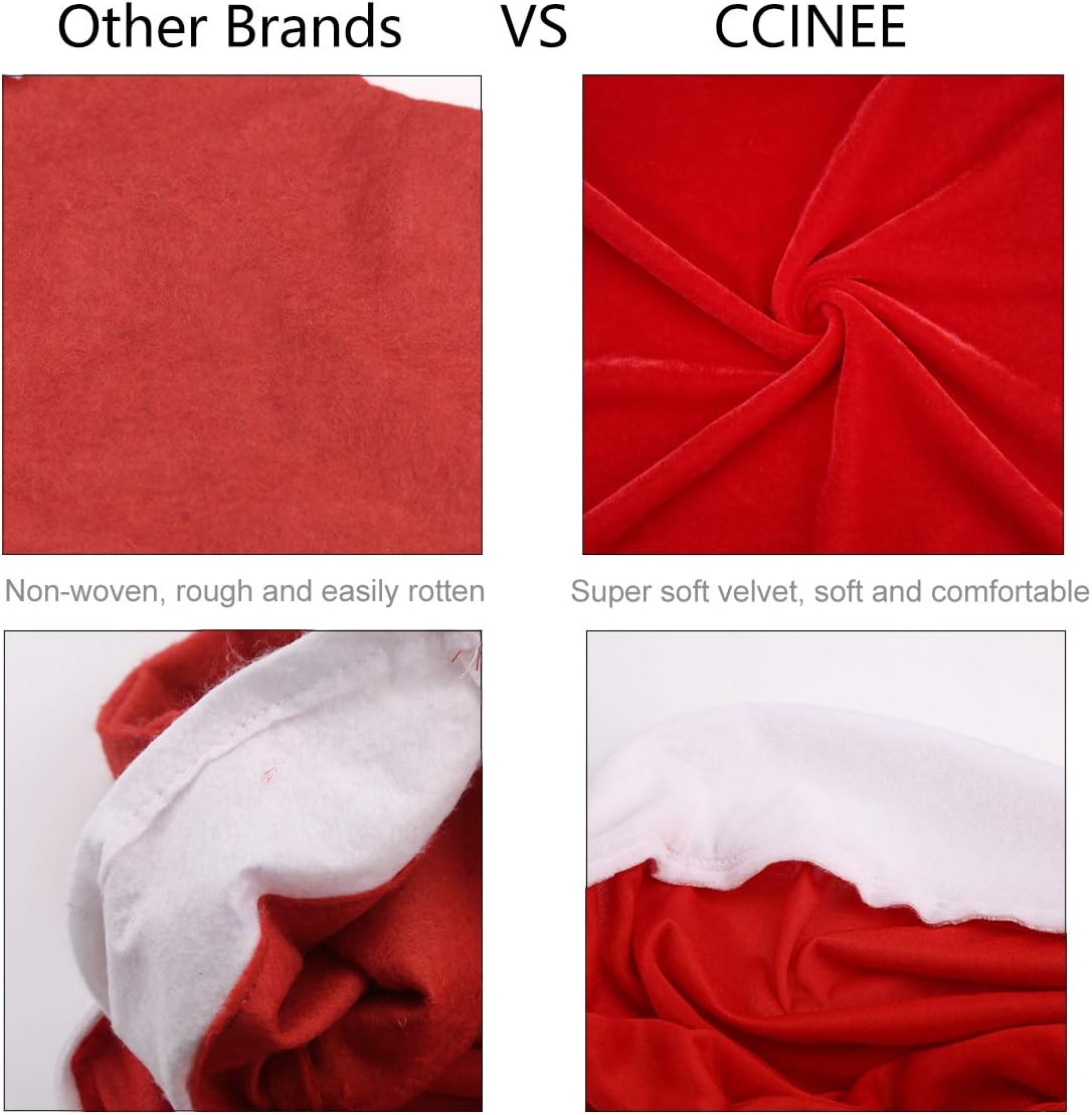 4pc Red Hat Dining Chair Slipcovers,Chair Back Covers Kitchen Chair Covers