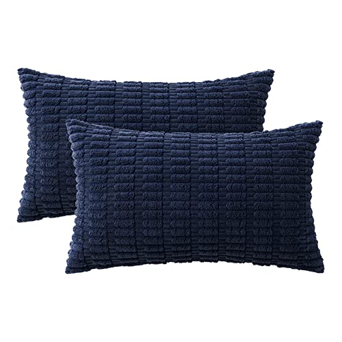 Pack of 2 Decorative Fall Throw Pillow Covers 18x18 Inch Pillow for Sofa Living Room Couch Bed